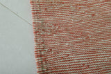 Moroccan Rug – Earthy Red Tones with Subtle Stripe Design | 3.1 FT x 5.2 FT