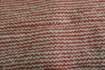 Moroccan Rug – Earthy Red Tones with Subtle Stripe Design | 3.1 FT x 5.2 FT