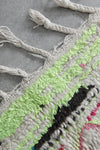 Moroccan Wool Rug 4.6 x 6.4 Feet - Handmade Berber Carpet with Vibrant Geometric and Tribal Designs