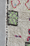 Moroccan Wool Rug 4.6 x 6.4 Feet - Handmade Berber Carpet with Vibrant Geometric and Tribal Designs