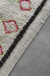 Moroccan Wool Rug 4.6 x 6.4 Feet - Handmade Berber Carpet with Vibrant Geometric and Tribal Designs