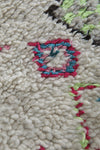 Moroccan Wool Rug 4.6 x 6.4 Feet - Handmade Berber Carpet with Vibrant Geometric and Tribal Designs