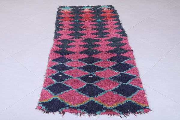 Moroccan berber rug 2.8 X 6.4 Feet