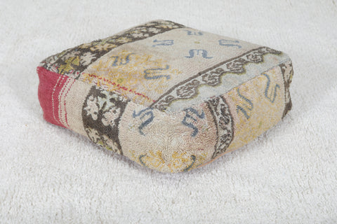Moroccan berber azilal handmade rug poufs