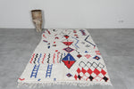 Moroccan Berber Rug 4.5 FT x 7.6 FT - Handwoven Wool Carpet