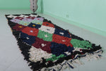 Wonderful carpet moroccan wool rug - 3.1 FT X 8.1 FT