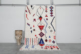 Moroccan Berber Rug 4.5 FT x 7.6 FT - Handwoven Wool Carpet