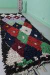 Wonderful carpet moroccan wool rug - 3.1 FT X 8.1 FT