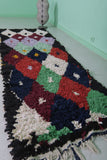 Wonderful carpet moroccan wool rug - 3.1 FT X 8.1 FT