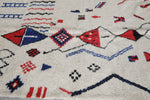 Moroccan Berber Rug 4.5 FT x 7.6 FT - Handwoven Wool Carpet
