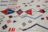 Moroccan Berber Rug 4.5 FT x 7.6 FT - Handwoven Wool Carpet