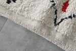 Moroccan Berber Rug 4.5 FT x 7.6 FT - Handwoven Wool Carpet