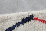 Moroccan Berber Rug 4.5 FT x 7.6 FT - Handwoven Wool Carpet