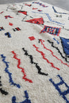 Moroccan Berber Rug 4.5 FT x 7.6 FT - Handwoven Wool Carpet