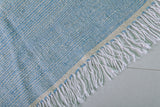 Moroccan Rug – Light Blue Striped Pattern | 2.8 FT x 5.3 FT