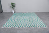 Handmade Rug 8 FT X 9.8 FT - Vibrant Checkered Design