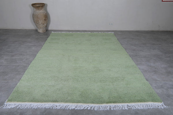 Green Custom Size Moroccan Rug