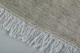 Moroccan Rug – Subtle Beige with Fringe | 3.2 x 5.1 FT