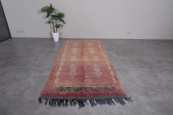 Vintage Moroccan rug – 4.3 x 9.5 ft | Bohemian charm for your home