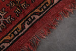 Traditional Moroccan Runner Rug – 3.4 x 8.1 ft | Bold Berber Pattern