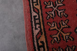 Traditional Moroccan Runner Rug – 3.4 x 8.1 ft | Bold Berber Pattern