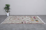 Colorful Handmade Moroccan Rug | 5 x 9 ft | Artistic Berber Design