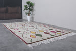 Colorful Handmade Moroccan Rug | 5 x 9 ft | Artistic Berber Design