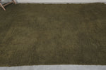 8.9 x 12 FT Olive Green Moroccan Rug - Handmade Plush Texture