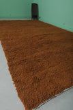 7.9 x 13.9 ft Moroccan Rug - Plush Handwoven Wool in Rich Earth Tone