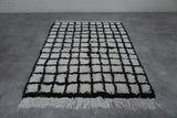 Moroccan Beni ourain rug 4.6 FT X 6.2 Feet