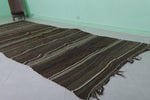 Handmade Moroccan Hallway Rug - 4.2 FT X 11 FT - Dark Earth Tones