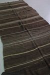 Handmade Moroccan Hallway Rug - 4.2 FT X 11 FT - Dark Earth Tones