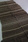 Handmade Moroccan Hallway Rug - 4.2 FT X 11 FT - Dark Earth Tones