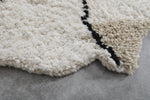 Unique Handmade Moroccan Wool Rug - Custom Shape