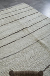 Vintage handmade moroccan berber rug  5.2 FT X 7.5 FT