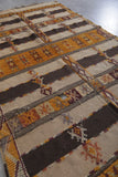 Handcrafted Moroccan Rug 4.4 x 7.5 FT - Vibrant Tribal Design