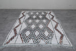 Impresionante alfombra marroquí bereber hecha a mano, 5.8 pies x 8.3 pies