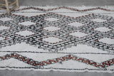 Impresionante alfombra marroquí bereber hecha a mano, 5.8 pies x 8.3 pies