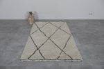 Moroccan wool rug 4 FT X 6.1 FT