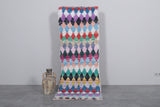 Colorful Runner Boucherouite Rug 2.4 FT X 7 FT