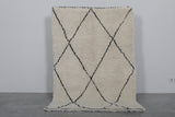 Moroccan wool rug 4 FT X 6.1 FT