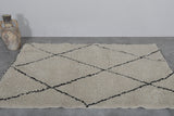 Moroccan wool rug 4 FT X 6.1 FT