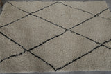 Moroccan wool rug 4 FT X 6.1 FT