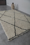 Moroccan wool rug 4 FT X 6.1 FT