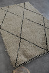 Moroccan wool rug 4 FT X 6.1 FT