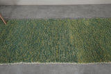 Green Wool Custom Size Moroccan Rug – Handwoven Elegance