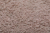 8 x 10.3 FT Moroccan Rug – Soft Blush Pink Minimalist Design