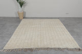 Moroccan Wool Beni Ourain Rug 6.8x8.3 ft - Handmade Ivory Berber Rug
