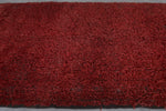 Plush Boujaad Moroccan Rug - Rich Red Shag 6.7 x 9.7 Feet