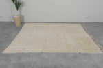 Moroccan Wool Beni Ourain Rug 6.8x8.3 ft - Handmade Ivory Berber Rug